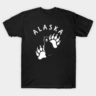 Standing Bear Silhouette - Alaska Wildlife T-Shirt